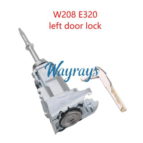 For Benz W208 E320 left door lock with 1 key
