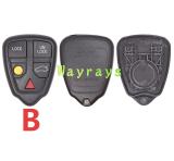 For Volvo key shell without logo