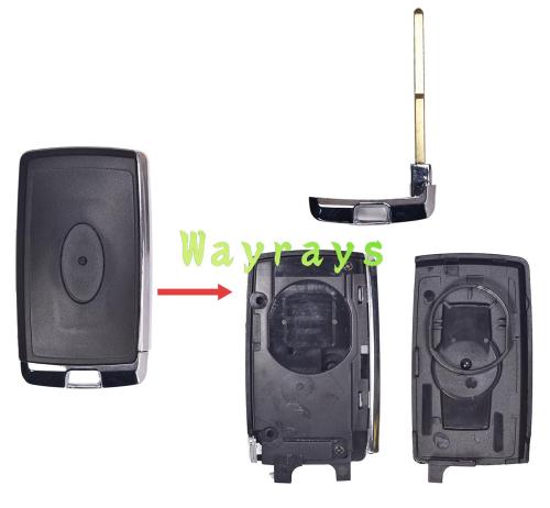 For Landrover key shell for install original PCB with oval logo place