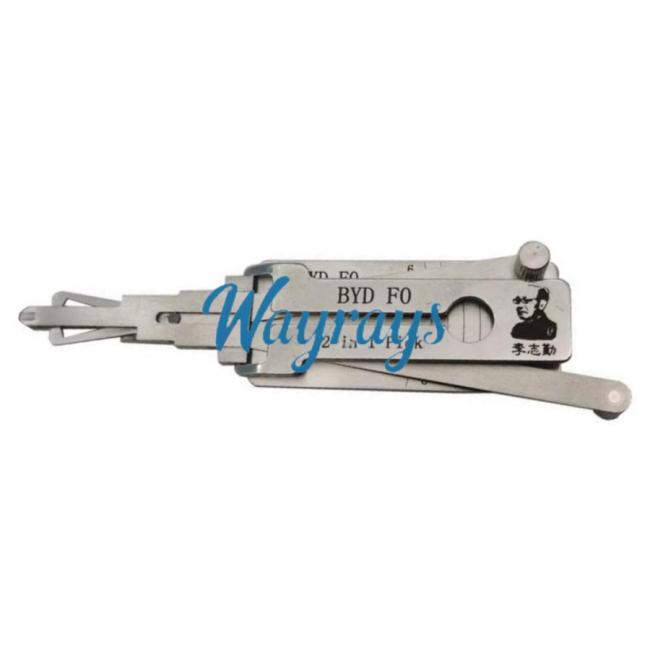 Lishi BYD F0 2 in 1 tool.Support New BYD F0 dedicated 6 teeth to open the reading 7 teeth can open