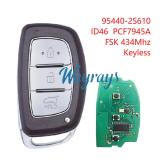 For Hyundai 13-16 years Tucson iX35 95440-2S610   ID46 chip PCF7945A wth FSK 434mhz keyless 3 button SUV remote key