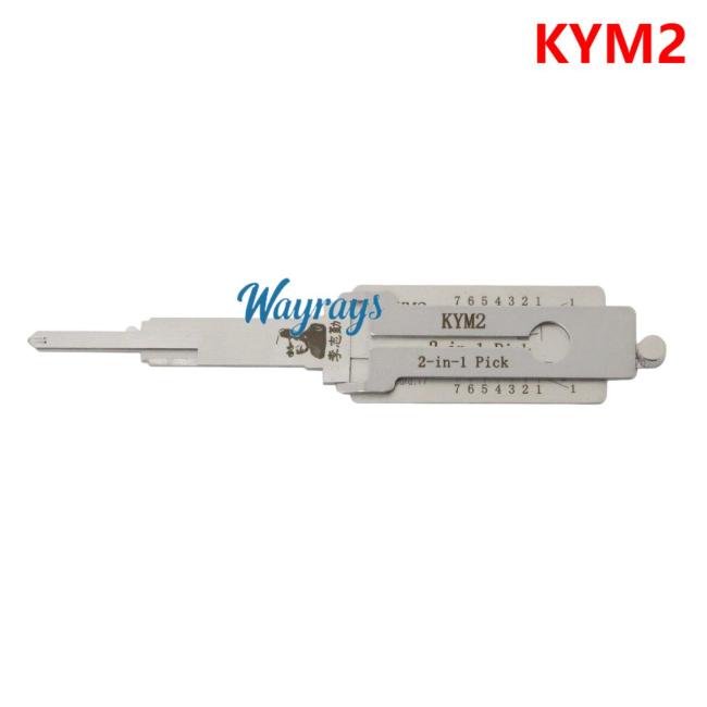 Lishi KYM2 2 in 1 tool.Support 1997+ KYMCO motorcycle