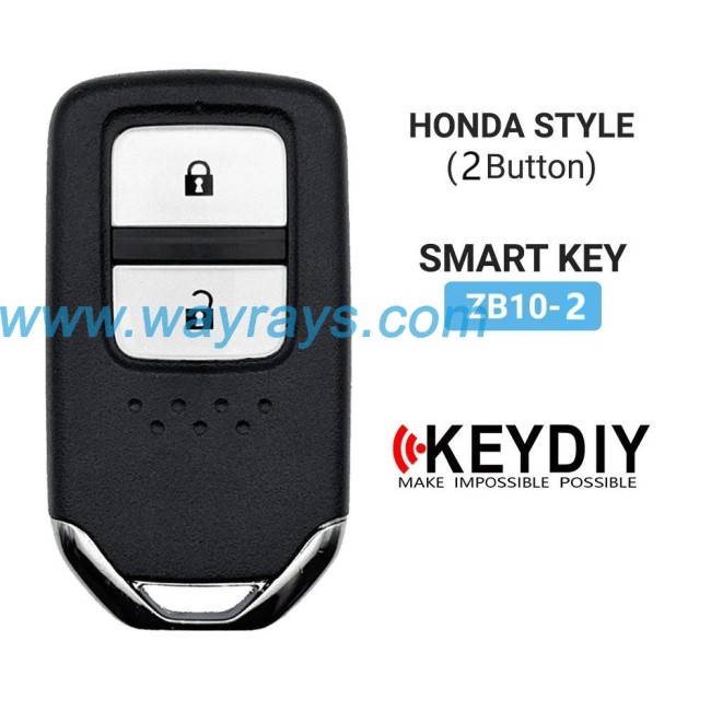Keydiy ZB10-2 smart remote，For 46.47.48.49.4A、MQB48、5C chip types, match it to the car after generating it
