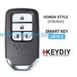 Keydiy ZB10-4 smart remote slide door，For 46.47.48.49.4A、MQB48、5C chip types, match it to the car after generating it