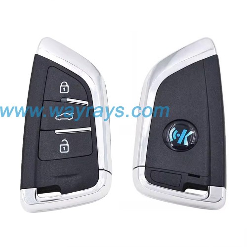 Keydiy ZB02-3 smart remote，For 46.47.48.49.4A、MQB48、5C chip types, match it to the car after generating it