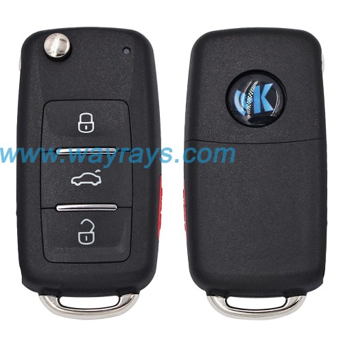 Keydiy ZB202-4 smart remote，For 46.47.48.49.4A、MQB48、5C chip types, match it to the car after generating it