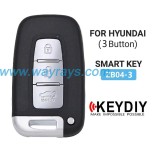 Keydiy ZB04-3 smart remote right slot，For 46.47.48.49.4A、MQB48、5C chip types, match it to the car after generating it