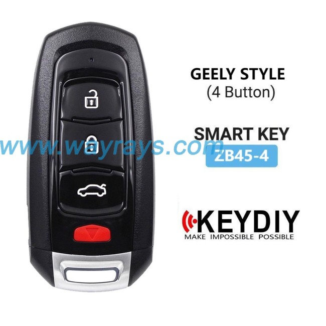 Keydiy ZB45-4 smart remote,For 46.47.48.49.4A、MQB48、5C chip types, match it to the car after generating it