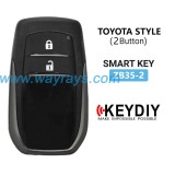 Keydiy ZB35-2 smart remote，For 46.47.48.49.4A、MQB48、5C chip types, match it to the car after generating it
