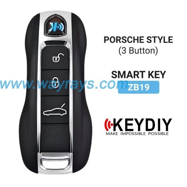 Keydiy ZB19-3 smart remote,For 46.47.48.49.4A、MQB48、5C chip types, match it to the car after generating it