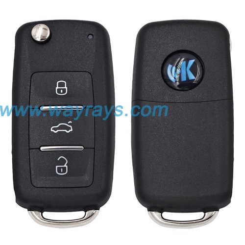 Keydiy ZB202-3 smart remote，For 46.47.48.49.4A、MQB48、5C chip types, match it to the car after generating it