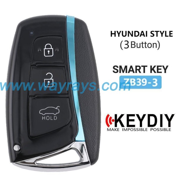 Keydiy ZB39-3 smart remote，For 46.47.48.49.4A、MQB48、5C chip types, match it to the car after generating it