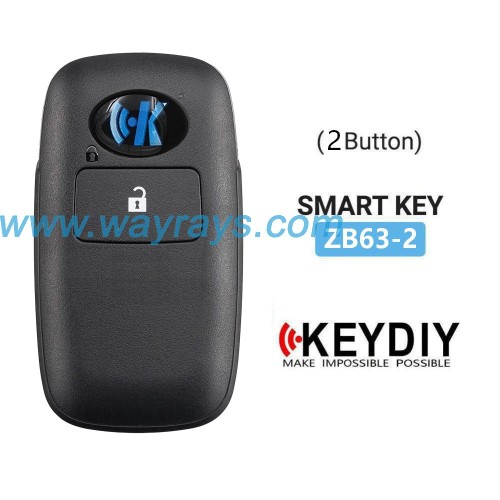 Keydiy ZB63-2 smart remote，For 46.47.48.49.4A、MQB48、5C chip types, match it to the car after generating it