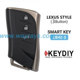 Keydiy ZB42-3 smart remote，For 46.47.48.49.4A、MQB48、5C chip types, match it to the car after generating it