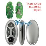 For Hyundai 2024 Tucson 95440-N9500 4A chip with 434mhz keyless 5 button key