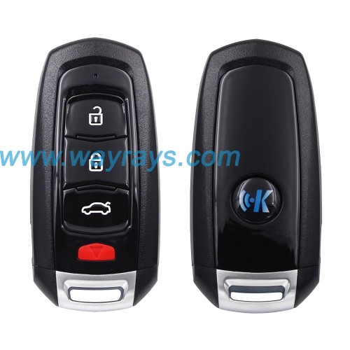 Keydiy ZB45-4 smart remote，For 46.47.48.49.4A、MQB48、5C chip types, match it to the car after generating it