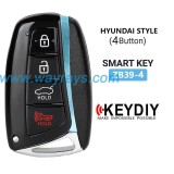 Keydiy ZB39-4 smart remote，For 46.47.48.49.4A、MQB48、5C chip types, match it to the car after generating it