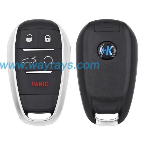 Keydiy ZB16-5 smart remote，For 46.47.48.49.4A、MQB48、5C chip types, match it to the car after generating it