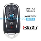 Keydiy ZB22-5 smart remote，For 46.47.48.49.4A、MQB48、5C chip types, match it to the car after generating it