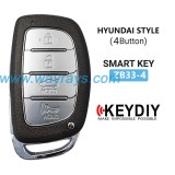 Keydiy ZB33-4 smart remote，For 46.47.48.49.4A、MQB48、5C chip types, match it to the car after generating it