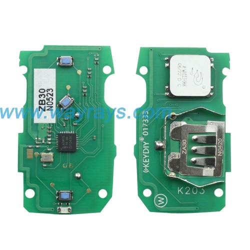 Keydiy ZB30(Only PCB) smart remote，For 46.47.48.49.4A、MQB48、5C chip types, match it to the car after generating it