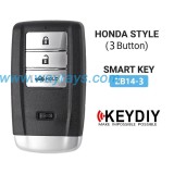 Keydiy ZB14-3 smart remote，For 46.47.48.49.4A、MQB48、5C chip types, match it to the car after generating it