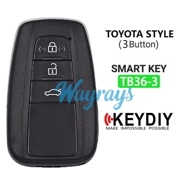 Keydiy TB36-3 smart remote,for 8A Smart Key