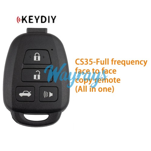 Keydiy CS35-All-in-one Cloud Remote(Face to face),Support 225-915MHz,Can work for different garagedoors,electromobiles and other remotes