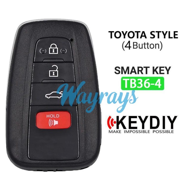 Keydiy TB36-4 smart remote,for 8A Smart Key