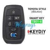 Keydiy TB01-6 smart remote,for 8A Smart Key