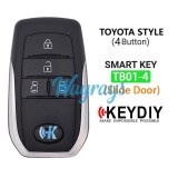 Keydiy TB01-4 smart remote Slide door,for 8A Smart Key