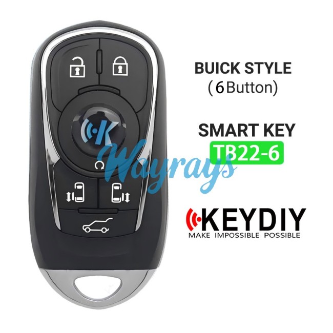 Keydiy TB22-6 smart remote,for 8A Smart Key