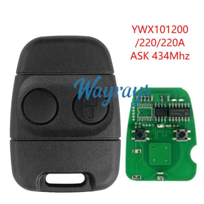 For Lanrover YWX101200/220/220A ASK 434mhz 2 button remote key
