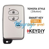 Keydiy TDB03-3 smart remote,4D smart key generation, support emergency start，support frequency and trunk button value modification