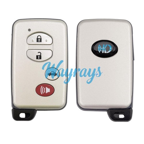 Keydiy TDB03-4 smart remote,4D smart key generation, support emergency start，support frequency and trunk button value modification