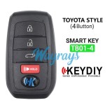 Keydiy TB01-4 smart remote,for 8A Smart Key