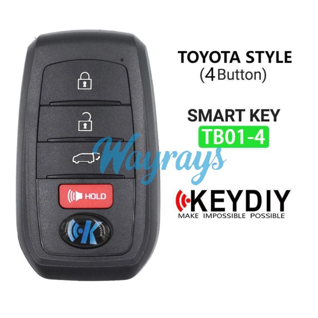 Keydiy TB01-4 smart remote,for 8A Smart Key