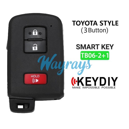Keydiy TB06-2+1 smart remote,for 8A Smart Key