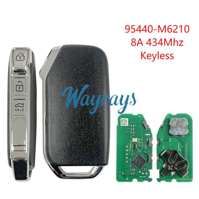 For Kia 95440-M6210/M6211 8A chip with 434mhz keyless 3 button remote key