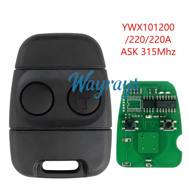 For Lanrover YWX101200/220/220A ASK 315mhz 2 button remote key
