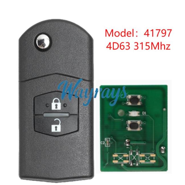 For Mazda M6 Model 41797 4D63 chip with 315mhz 2 button remote key