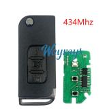 For Mahindra 434mhz 3 button remote key，no chip