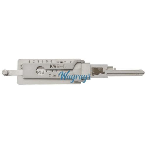 Lishi KW5-L Kwikset  2 in 1 lock pick decoder tool.Support USA Kwikset residential decoder