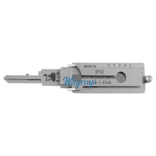 Lishi R52 2 in 1 lock pick decoder tool.Support Mexico residential and car decoder
