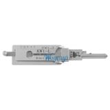 Lishi KW1-L Kwikset 2 in 1 lock pick decoder tool.Support USA Kwikset residential decoder