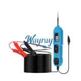 Multi-functional electrical circuit tester features a built-in flashlight and digital display, and supports testing of all 3.5-36V electrical systems, including those in cars, motorcycles, construction vehicles, and boats.