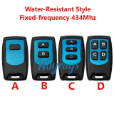 Water-Resistant Style fixed-frequency 434Mhz Copying/cloning universal learning-type retractable gate/barrier remote