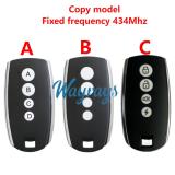 Black Shark copy model fixed-frequency 434Mhz Wireless remote for opening and closing retractable garage roller doors