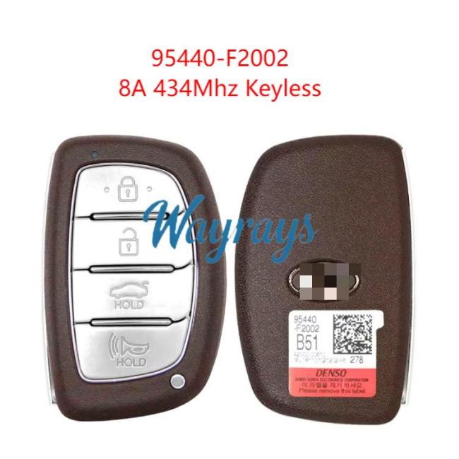 Original for Hyundai 2019-2020 Elantra 95440-F2002 8A chip 434mhz Keyless 4 button remote key