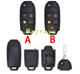 For Volvo key shell without logo